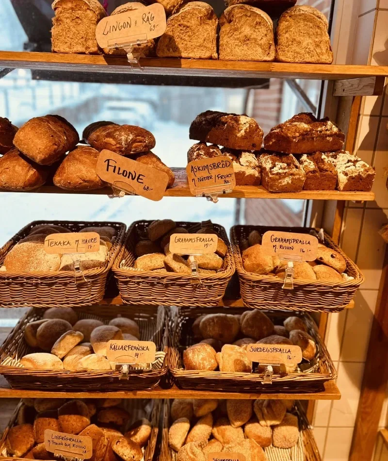 Nybakt bröd från Brödhuset